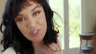 Big titty teen tossed by black cock