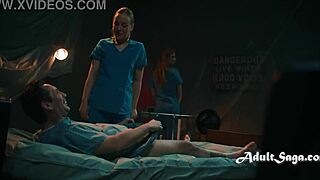 Tommy Pistol demands his penis back from Anna Claire Clouds and Ashley Lane in intense lactating threesome.