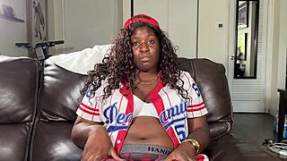 Olympic athlete Althea Charles shows off her curves.