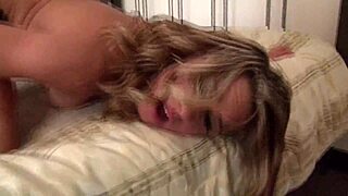 slut wife takes long black cock while cuckold watches - amanda blow