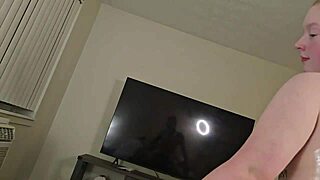 Snowbunny oiled up for riding BBC!