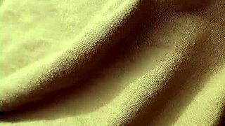 Amateur woman goes braless, nipples visible.