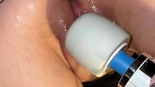 hey, check this out... squirting hard then rubbing it all on that big cock in close-up interracial action 😏💦