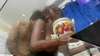 I follow my stepsister's pussy since she's alone at home