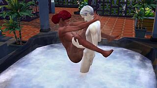 want to see rough sex in the sims 4 bath jacuzzi?