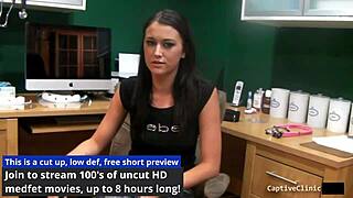 Alexis Grace as the New Guinea Pig in Bondage! Nurse Sex Femdom Bondage Toys African Backstage Vibrator Blindfolded Spreading