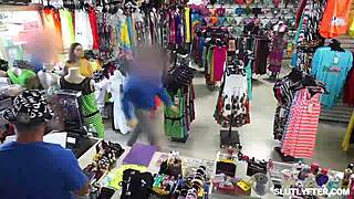 Shoplifter Jasmine Gomez Caught In Shop, Gives Hardcore Blowjob To Teen Guard