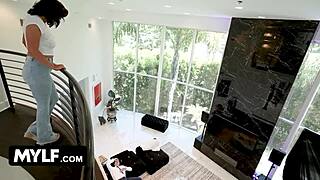 Jealous Latina Stepmom Daisy Fuentes Seduces Stepson