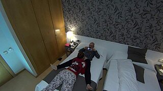 Pamela Sanchez tests new toy with husband