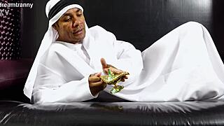 Trans Genie Daniela Marks Puts Her Ass At The Service Of A Hung Aladdin