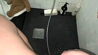 is this arabian snowwhite masturbating her tight pussy in the shower?