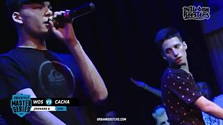minutazo clip of cacha vs wos fms argentina rap battle