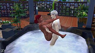want to see rough sex in the sims 4 bath jacuzzi?