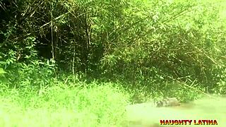 ebony wife fucks pastor during baptism!