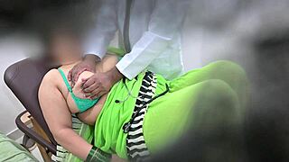 indian doctor having fun with patient bhabhi