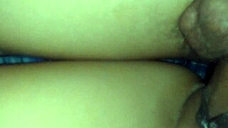 Thin Girl Arrives In Her Uniform With Nothing On Underneath