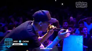 minutazo clip of cacha vs wos fms argentina rap battle