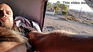 i'm a teen giving risky blowjob to my boyfriend. on a camping trip.