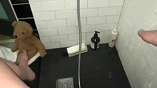 is this arabian snowwhite masturbating her tight pussy in the shower?