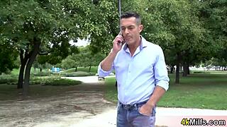 Montse's emotional encounter with a stranger's intense fucking