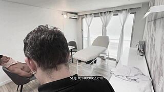 Petrova Kath Bent Over for Rough Riding Behind Scenes