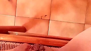 Watch this brunette relax slowly on her pregnant pussy