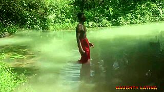 ebony wife fucks pastor during baptism!