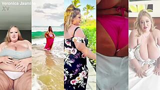 Watch the bbw milf tease for St. Patty's