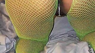 Latina Milf On Period Massaging Dick And Cum Shot On Ass