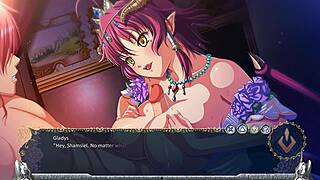 Greedy succubus gets nice cumshot in mouth