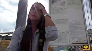 angella christin picked up at bus station for cash sex 😈