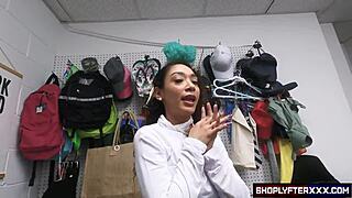 The Reverend's Girl Turns Innocent Thief for Sex Lessons, Now Security Guard Pounds Her Tight Pussy 😈