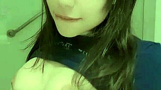 Young Teen Masturbates Tight Pussy In Bathroom!