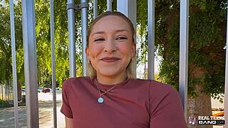 is mads flores flashing nipples on a public hike?