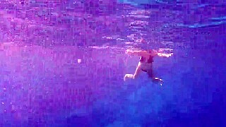 I enjoid underwater sex with hot milf, licking her wet pusy