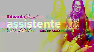 naughty assistant eduarda grazel in scene