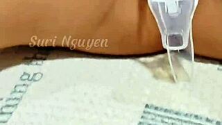 Vietnamese student explores anatomy with toys in homemade video