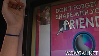 The delicious bitch takes on the erected one-eyed monster.