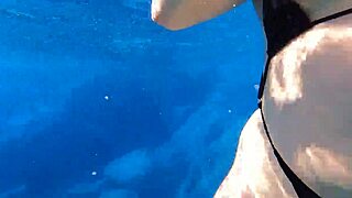 I enjoid underwater sex with hot milf, licking her wet pusy