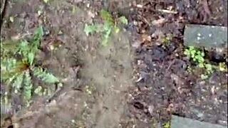 visit in pantyhose on seilbahnberg for exhibition