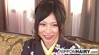 this japanese geisha got tied up and we played with her body a bit