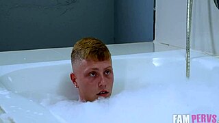 Soak and stroke stepmoms surprise with Parker Sims and Addyson James 😍