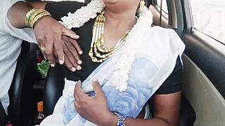 Indian Bhabi Whispers Dirty in Car Romance 😈