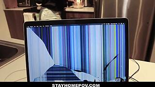 Feeling the thrill of pranking and fucking my fat ass step sister during quarantine