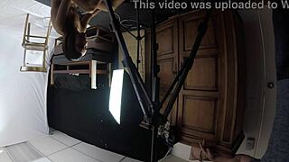 mandy mynxx gives oral only, sucking cock deepthroat with choking.