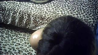 Behind The Scenes Glasses Cam Footage Pornstar Vs Ebony Babe In Wrestling Bj And Sex