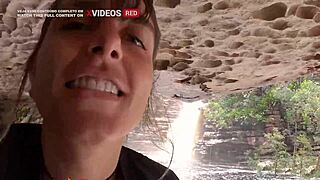 passionate outdoor sex at bahia waterfall with intense emotions and big cocks
