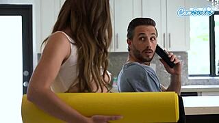 i busted my step brother spying on me so i fucked him mom was out