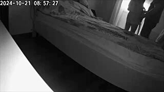 Did the wife catch her husband cheating with the housekeeper?