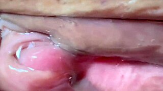 Amateur pink pussy explored 106 days after virginity loss in close-up masturbation